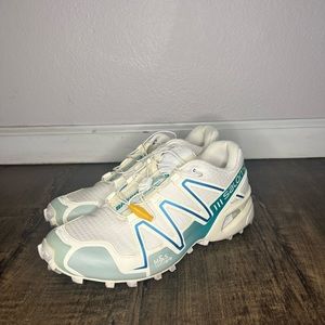 Salomon Speedcross 3 - white/teal